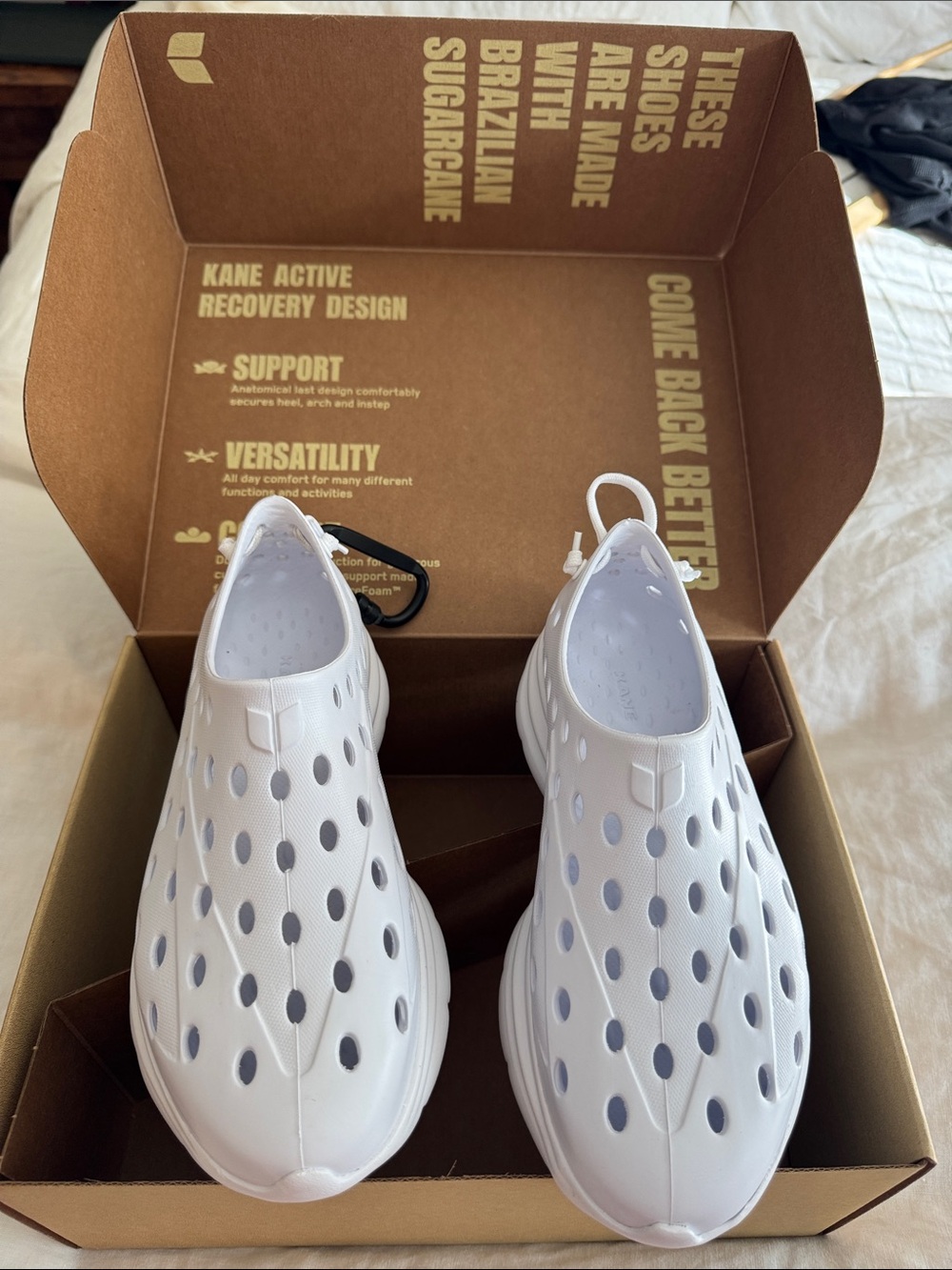 White Slip-On Women's Ventilated Sneakers